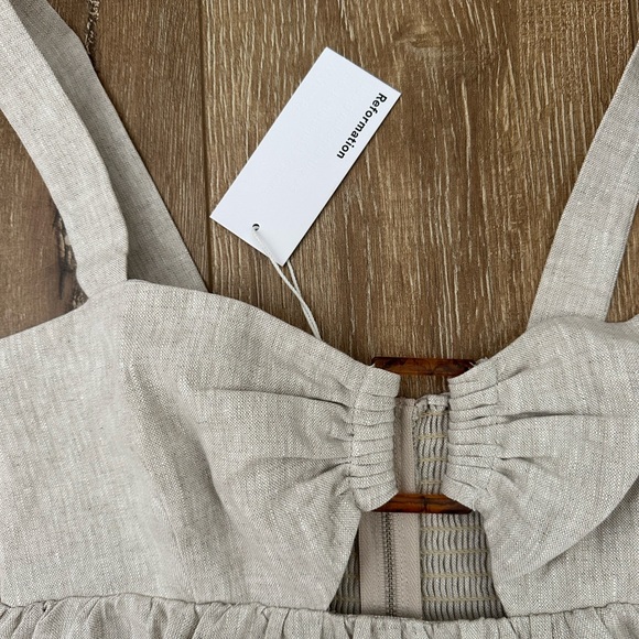 Reformation Noel Linen Dress - Picture 5 of 6